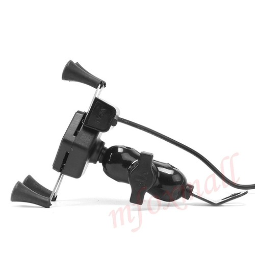 Universal Handlebar Mobile Phone Holder X Grip Mount For Motorcycle MTB Bicycle - Picture 6 of 12
