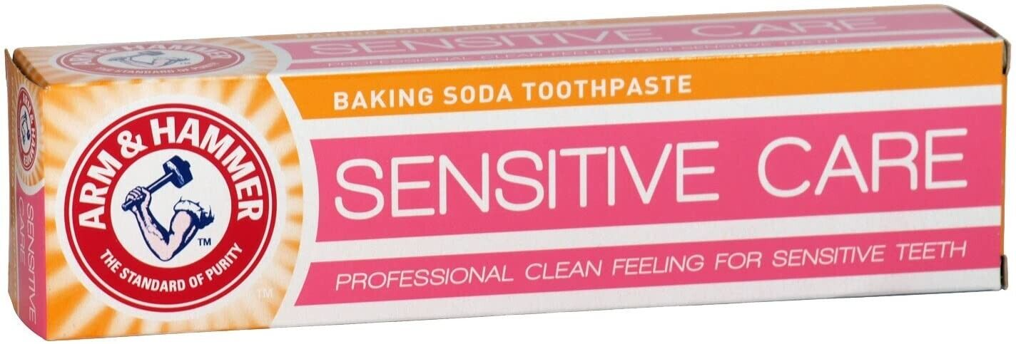Arm & Hammer Sensitive Care Baking Soda Toothpaste 125g x 3 - Image 8