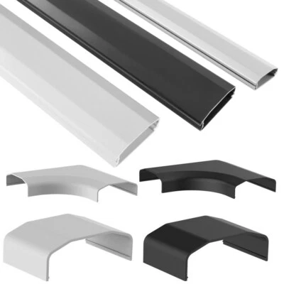 minify Click-Lock-Kabelkanalsystem Wandmontage Kabelbrücke TV Kabelschacht *NEU*