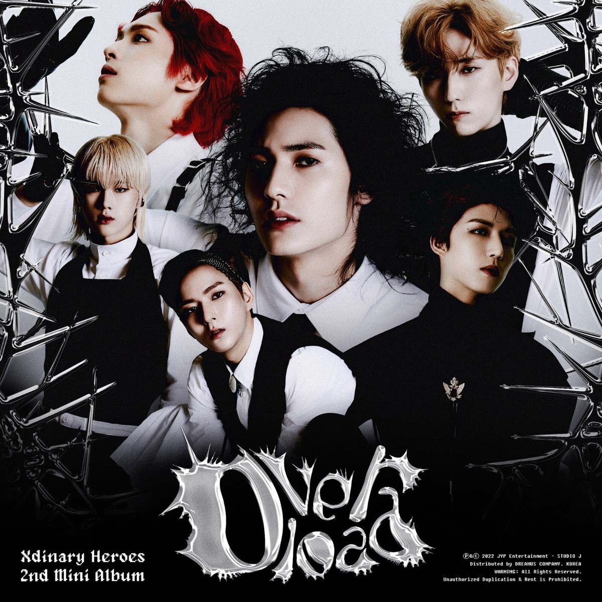 Xdinary Heroes ⑵ Xdinary Heroes 2nd Mini Album Overload Random CD+Book+Card+