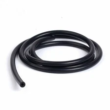 Black 10 Feet ID 1/8"  3mm Fuel Air Silicone Vacuum Hose Tube Pipe Universally