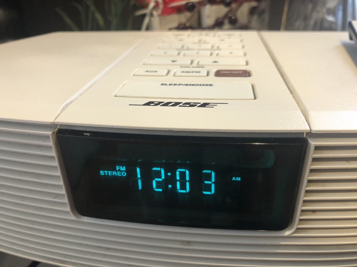 Bose AWR1-RW White PLATINIUM Wave Radio Bose Sound W Remote Bose