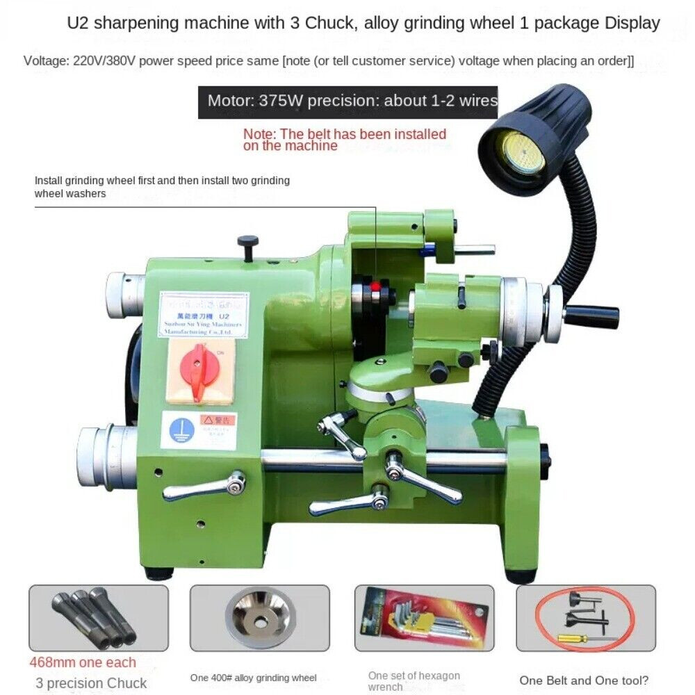 U2 Universal Cutter Grinder Cutting Tool Grinding Machine ф100mm Tool Sharpener
