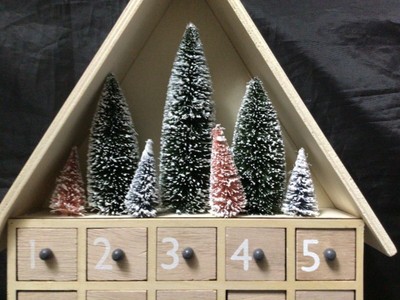 WEST ELM WOOD ADVENT HOUSE CHRISTMAS COUNTDOWN CALENDAR NEW ISSUE | eBay