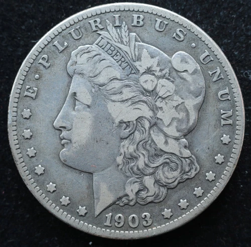KAPPYSCOINS GF460 1903S NICE VF VERY FINE  MORGAN DOLLAR