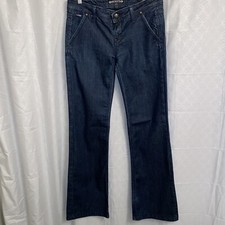 ReRock for Express Women Jeans Size 28x34 Bell Bottoms Flare Dark Wash