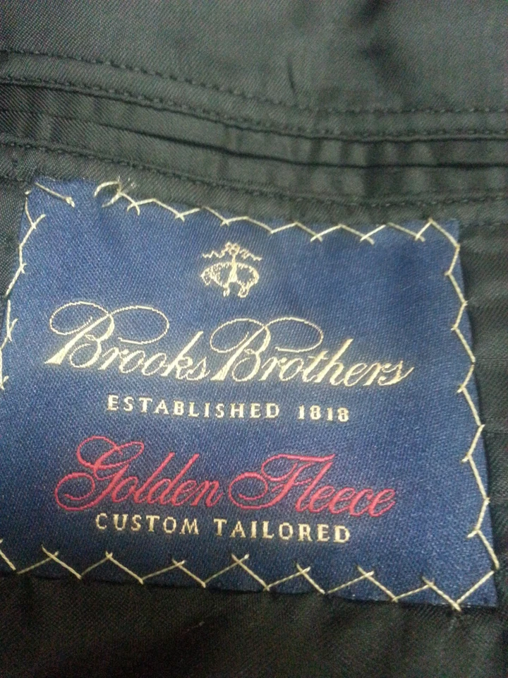 BROOKS BROTHERS Made In USA Golden Fleece Bespoke Dinner Jacket 41 SHORT PORTLY - Image 2 of 4
