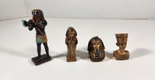 Lot Of 4 Mini Resin Egyptian Figure Collection