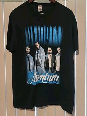 New Grupo Aventura Inmortal Tour Black T-Shirt Size L  Dodgers Stadium Concert