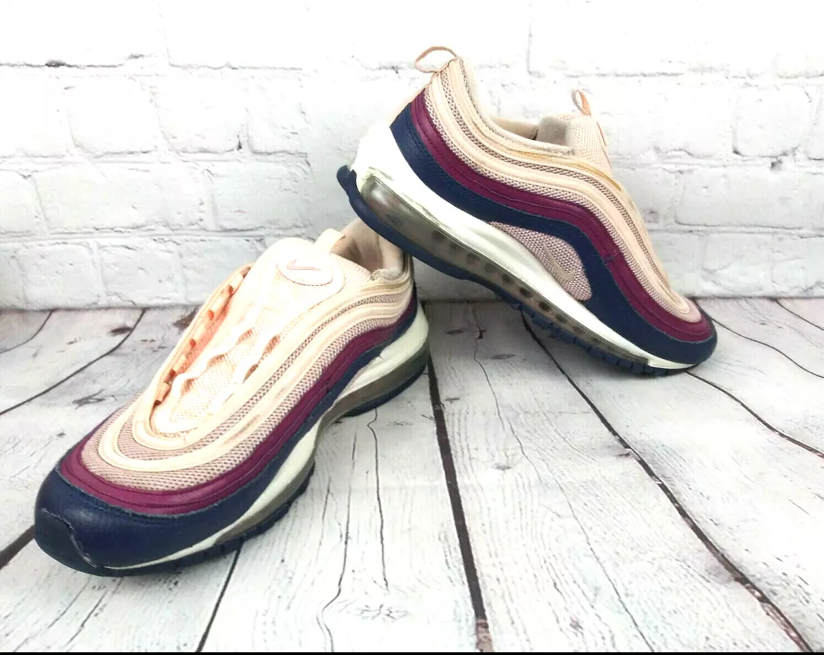 pad Psychiatrie Betasten Nike Air Max &#039;97 Womens Plum Chalk Crimson Tint Sneakers Size 10  921733-802 | eBay