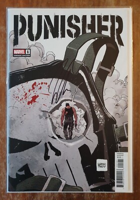 Punisher #1 Parlov Variant Signed By Jason Aaron