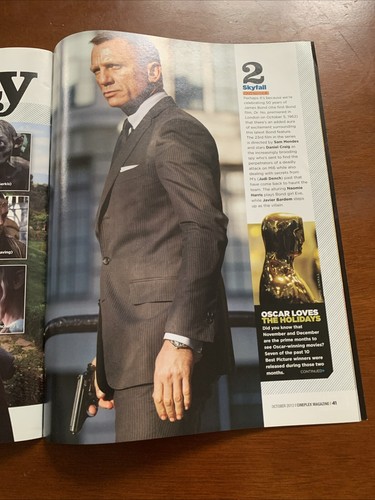 Cineplex Magazine Daniel Craig Cover October 2012 Skyfall - Picture 7 of 8