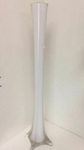 Jarrones de vidrio blanco Handmade