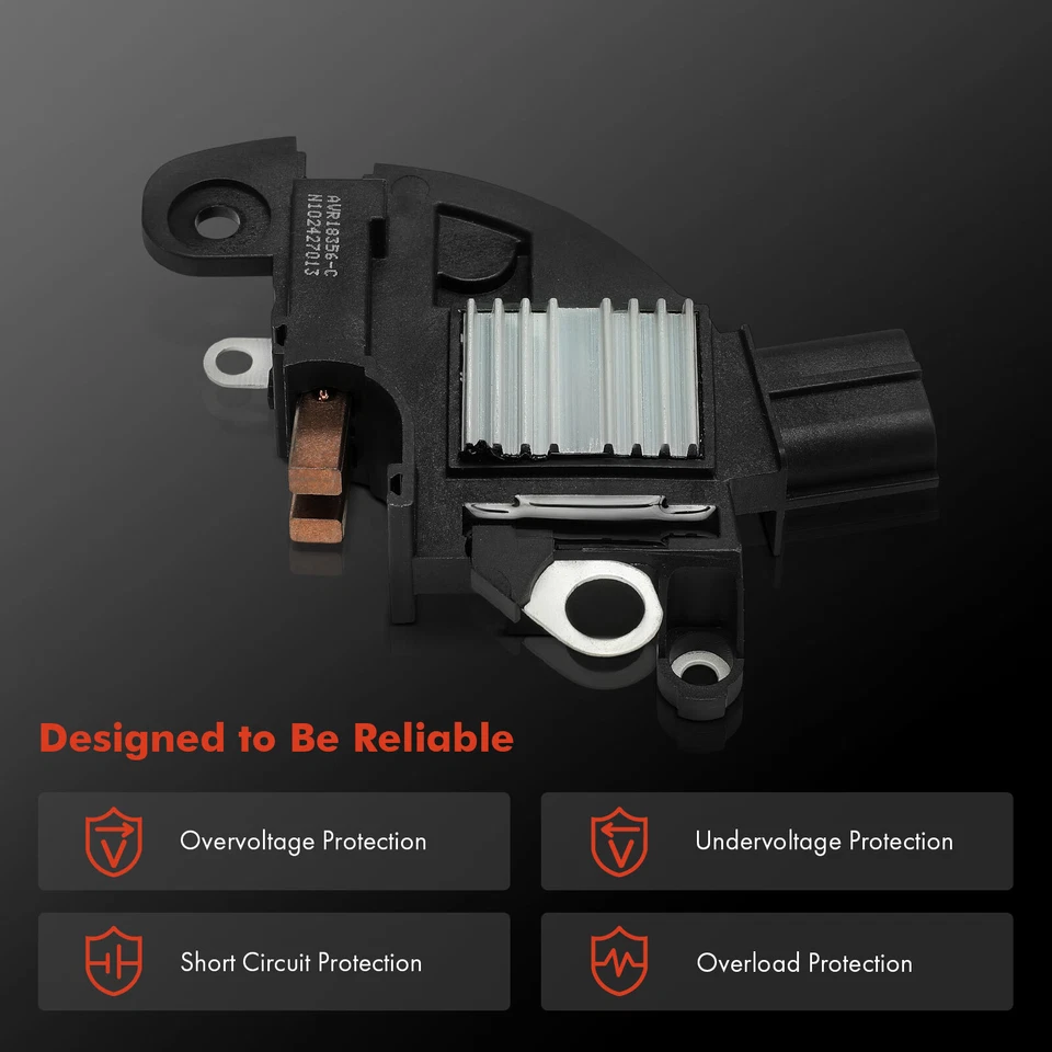 Regulador de voltaje del alternador para Ford C-Max 07-10 Focus C-Max B+:14.0V AS:13.5V Foto 4 de 4