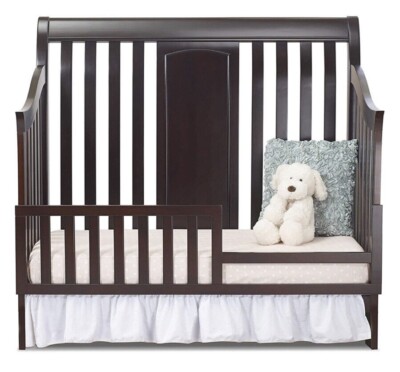Sorelle 136-e Toddler Guard Rail Espresso Crib Conversion Kit for