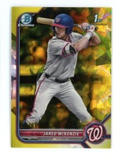 2022 Bowman Chrome Draft Sapphire Edition Yellow /99 Jared McKenzie #BDC-5