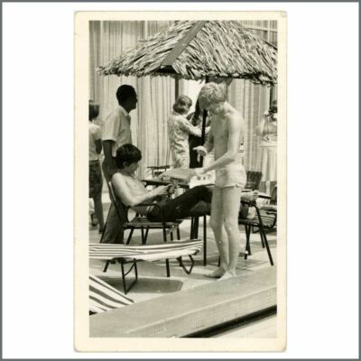 Keith Richards & Andrew Loog Oldham 1965 Vintage Snapshot Photograph (Singapore)