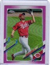 2021 Topps Chrome Shogo Akiyama #206 Pink Refractor Cincinnati Reds