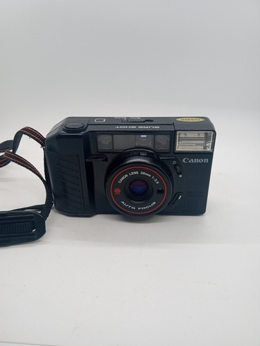 VTG Canon Sure Shot AF35M 38mm 1:2.8 Lens Auto Focus Film Camera Tested Case Rea - Picture 3 of 11