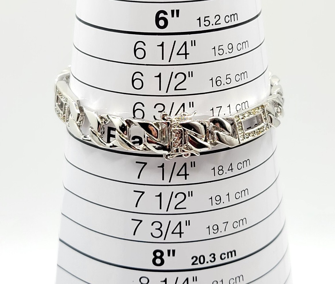 Vtg Bracelet Stunning Rectangles Rhinestones Glam… - image 6