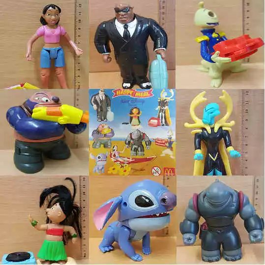 Set Of Disney Mcdonalds Happy Meal Lilo Stitch UK Disney, 56 OFF