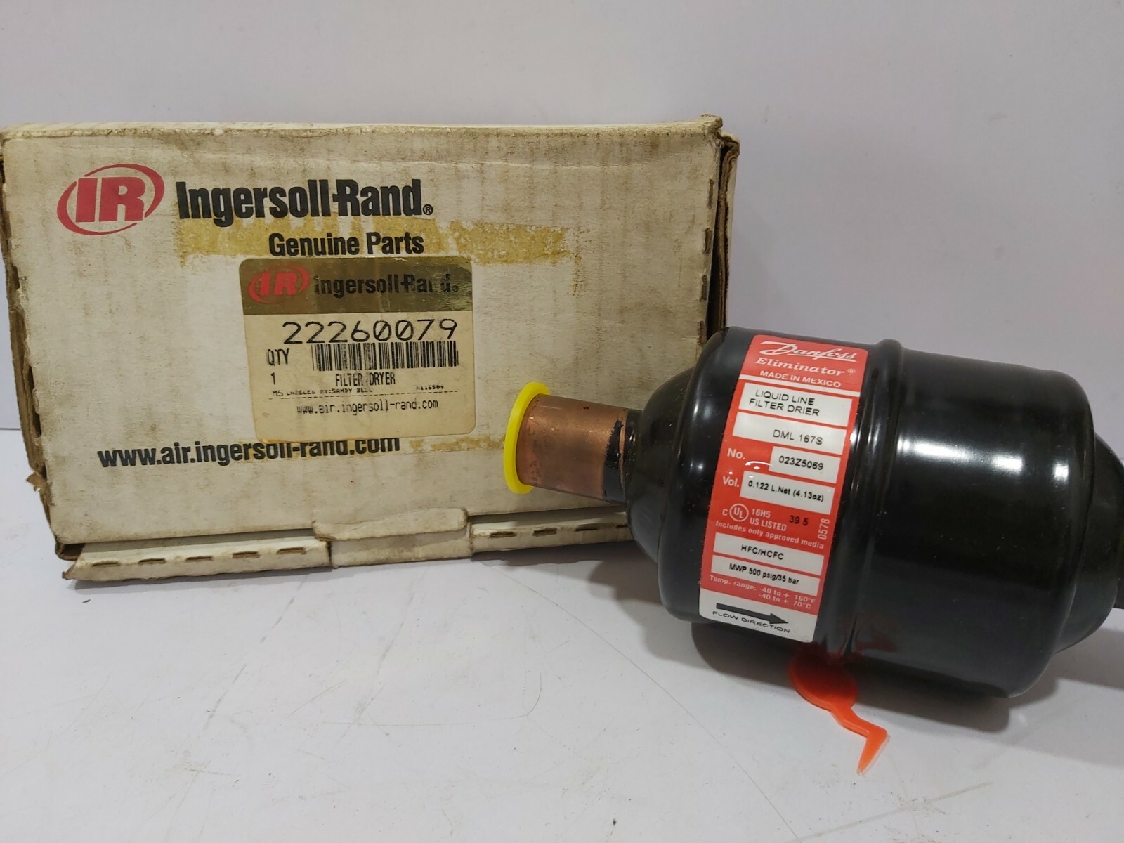 Ingersoll Rand 22260079 Danfoss DML167S Filter Dryer | eBay 