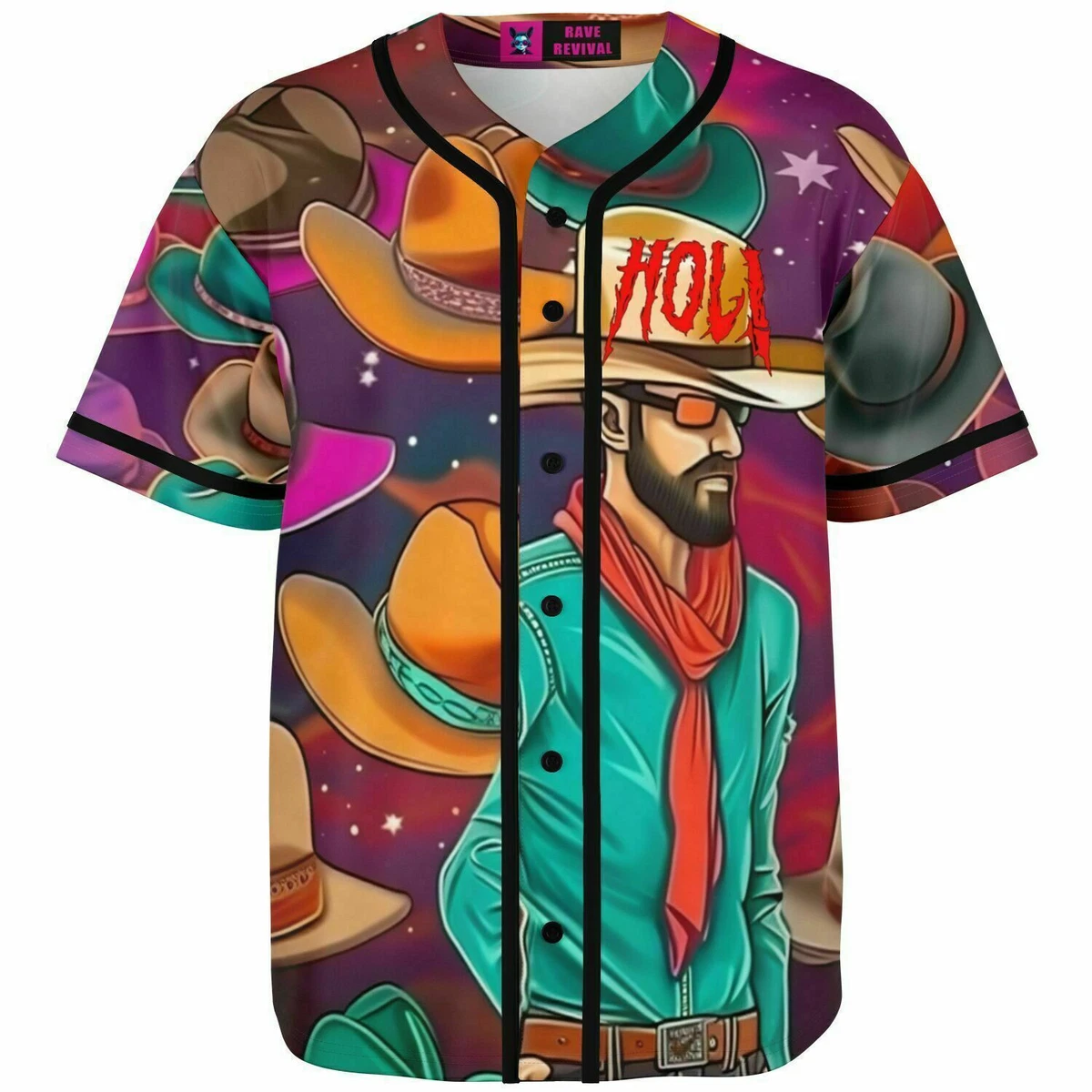 Rave Jersey Country Riddim Mens Rave Clothing Festival Outfit HOL.