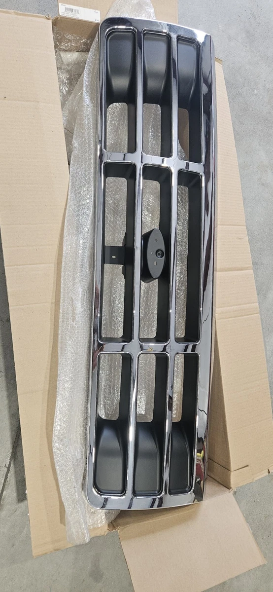 Bisel De Parrilla Frontal Negro Para Ford F150 F250 Bronco (1992-1996) – 2 Piezas, Fácil De Instalar