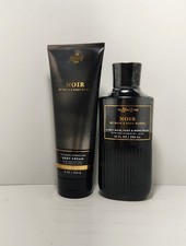 Bath  Body Works Noir for Men Body wash  Body Cream Set of 2 