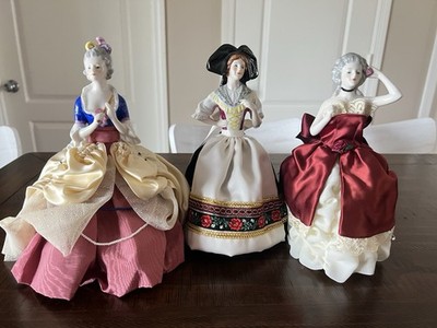 Lady Emma Hamilton Marie Antoinette Madame De Pont Goebel Tea Cozy Set Beautiful