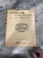 Snyders Antique Auto Parts 1971