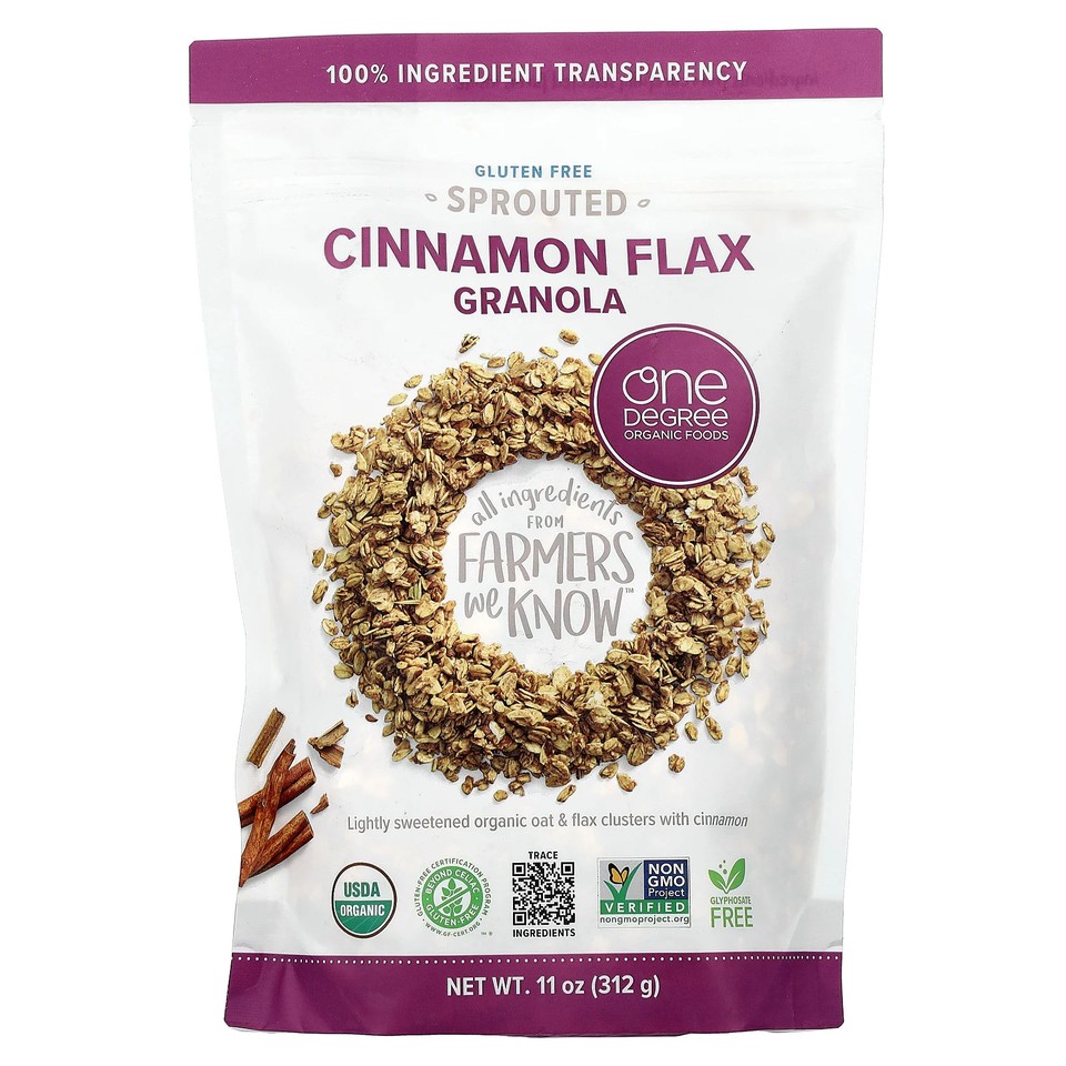 Sprouted Cinnamon Flax Granola, 11 oz (312 g)