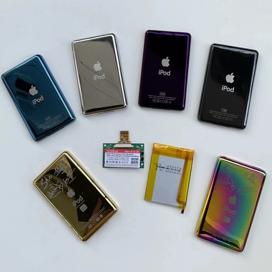 ✅For iPod Classic Video 7th Gen 128/256/512GB/1/2TB SSD+KIT with 3000mAh Battery - Image 3 of 4