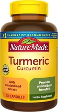 Nature Made Turmeric Curcumin 500 mg, 180 cou...