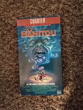 The Manitou (VHS, 1986, Charter) Tony Curtis Michael Ansara Susan Strasberg