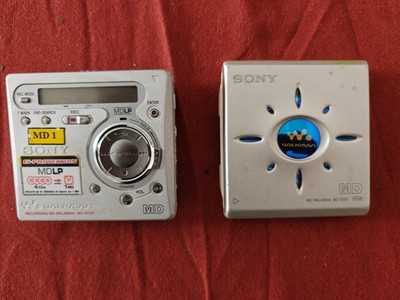 Sony MZ-R700 And Sony MZ-E500 MD Players Minidisc Walkmans