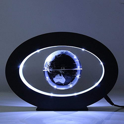 Perpetual Motion Floating Globe Home Office Desk Toy Decoration Rotating Magneti
