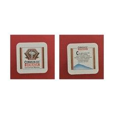 Cerveza CCC Dorada rote Streifen Brauerei Bierdeckel Bier