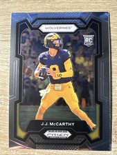2024 Panini Prizm Draft Picks - J.J. McCARTHY RC - Michigan Wolverines Uniform