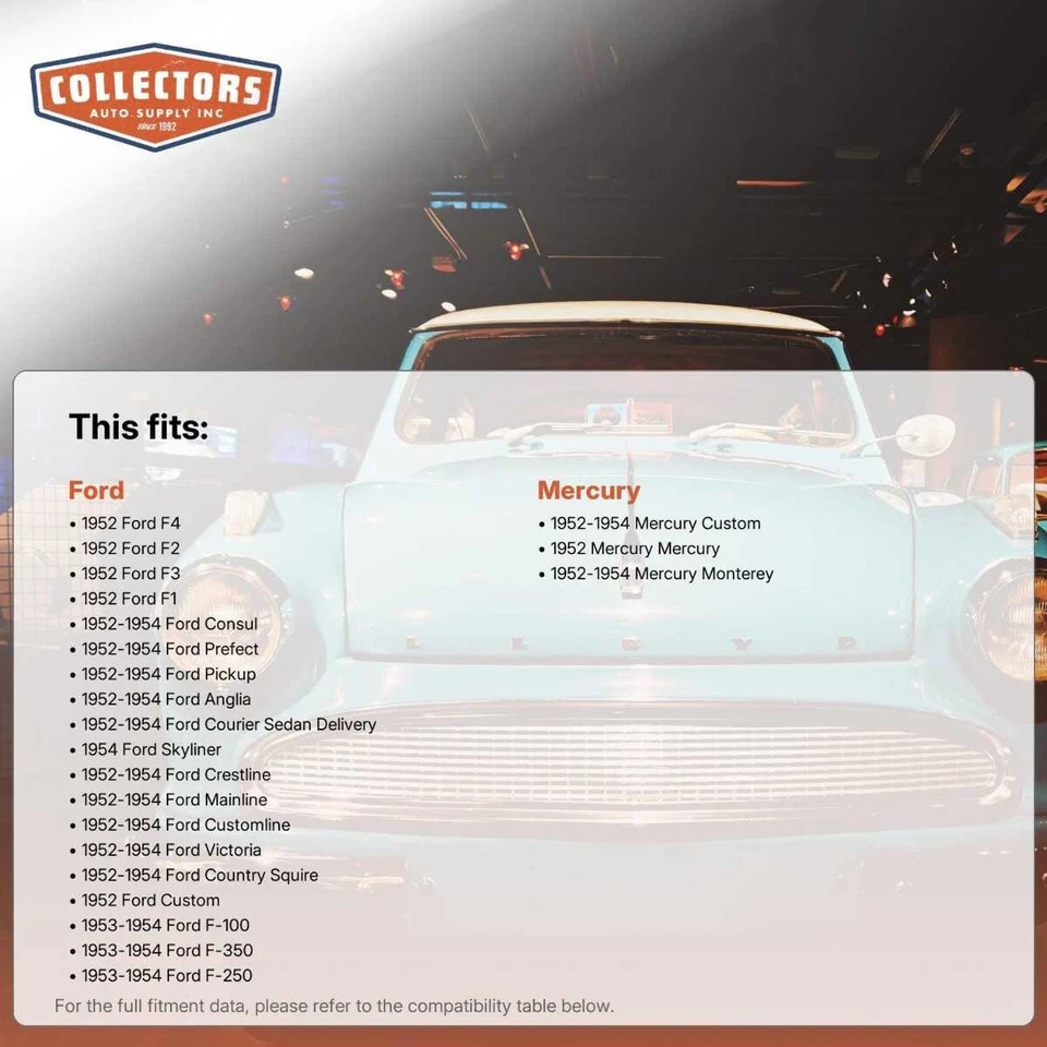 Calefactor Pleno para Ford/Mercury 1952-1954 Foto 2 de 4