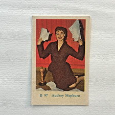 Audrey Hepburn #97 Dutch Gum B Set 1960s Vintage Non-Sport Trading Card