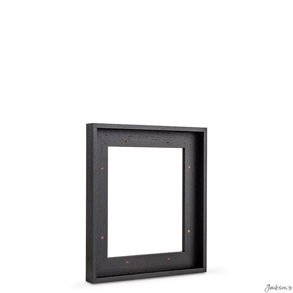 Jackson's : Black Ready-Made Wooden Tray (Float) Frame for Canvas 25x30cm : 2...