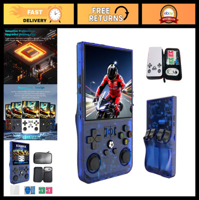 Retro Handheld Gaming Console - 4'' HD IPS Screen, 30+ Emulators, 128GB Card, 400