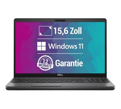 Dell Latitude 5500 15,6'' Full HD Laptop i5-8365U bis 4x4,1GHz 8GB 256GB SSD W11