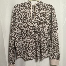 Women's Victoria's Secret Animal Print Pullover Hoodie Large