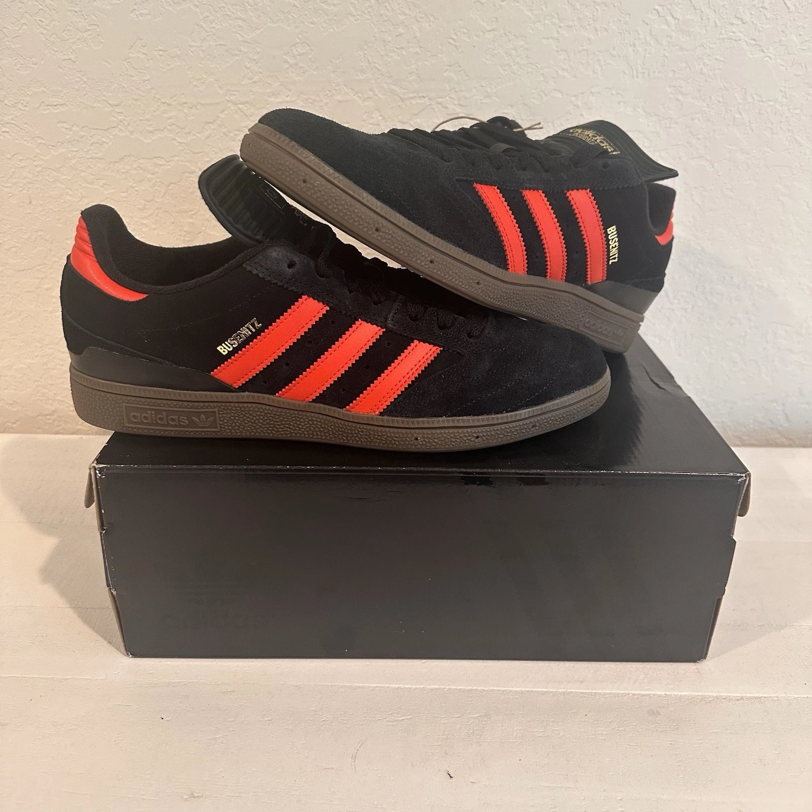 Adidas Busen Pro Scarpe da Skate Uomo JH8134 Core Nero Uomo 10.5