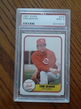1981 Fleer #200 Tom Seaver PSA MINT 9! Reds