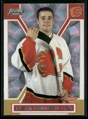 2002-03 Pacific Exclusive - Chuck Kobasew #195 (RC)
