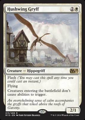 x1 Hushwing Gryff R MTG Magic 2015 M/NM, English