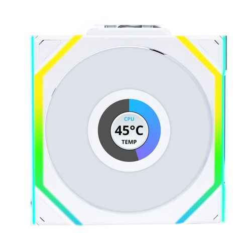 Lian Li UNI FAN SL Wireless LCD 120 Reverse Blade Computer case 12 cm White - Imagen 2 de 2